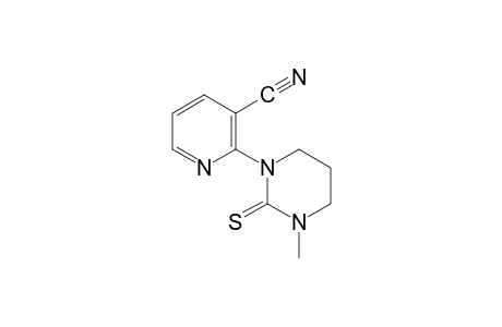 2-(hexahydro-3-methyl-2-thioxo-1-pyrimidinyl)nicotinonitrile