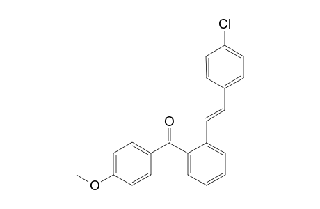 (E)-(2-(4-Chlorostyryl)phenyl)-(4-methoxyphenyl)methanone