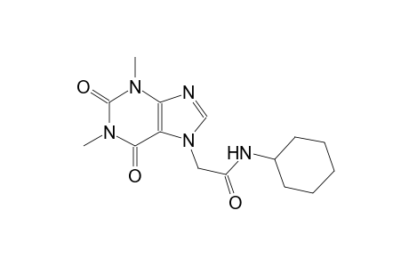 N-cyclohexyl-2-(1,3-dimethyl-2,6-dioxo-1,2,3,6-tetrahydro-7H-purin-7-yl)acetamide