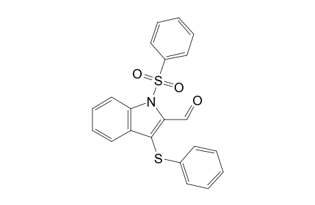 N-(Phenylsulfonyl)-3-phenylthioindole-2-carboxaldehyde