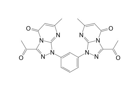 1,1'-(1,3-Phenylene)bis(3-acetyl-7-methyl-[1,2,4]triazolo[4,3-a]pyrimidin-5(1H)-one)
