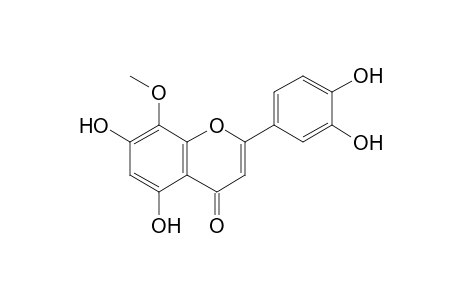 2-(3,4-dihydroxyphenyl)-5,7-dihydroxy-8-methoxy-1-benzopyran-4-one