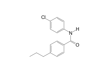 N-(4-chlorophenyl)-4-propylbenzamide
