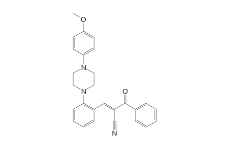 3-{2-[4-(4-Methoxyphenyl)piperazin-1-yl]phenyl}-2-(phenylcarbonyl)prop-2-enenitrile