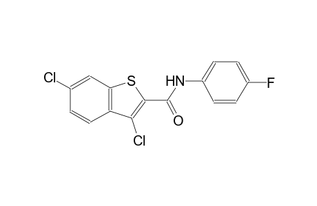 3,6-dichloro-N-(4-fluorophenyl)-1-benzothiophene-2-carboxamide