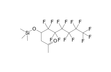 5,5,6,6,7,7,8,8,9,9,10,10,10-Tridecafluoro-4-trimethylsiloxydecan-2-one