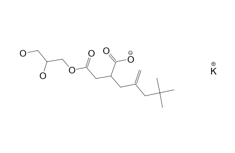 4-(2,3-Dihydroxypropyl)-2-(2-methylene-4,4-dimethylpentyl)succinate potassium salt solution