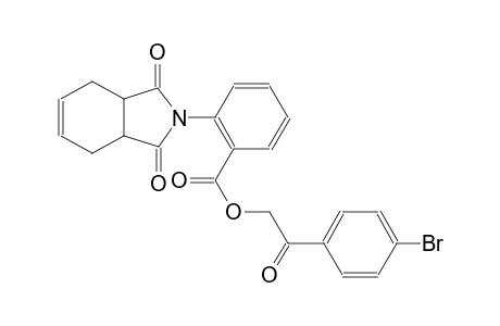 2-(4-bromophenyl)-2-oxoethyl 2-(1,3-dioxo-1,3,3a,4,7,7a-hexahydro-2H-isoindol-2-yl)benzoate