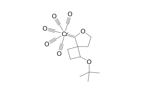 5R*,2'S*-Pentacarbonyl{(2'-tert-butoxy)spiro[2-oxacyclopent-5,1'-cyclibutane]-1-ylidene}chromium