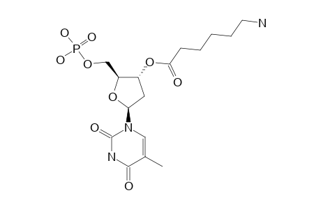 3'-O-(6-AMINOHEXANOYL)-THYMIDIN-5'-YL-DIHYDROGEN-PHOSPHATE