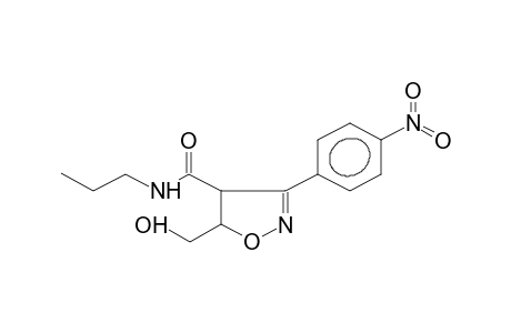 3-(4-NITROPHENYL)-4-PROPYLCARBAMOYL-5-HYDROXYMETHYLISOXAZOLINE