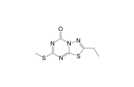 2-Ethyl-7-(methylsulfanyl)-5H-[1,3,4]thiadiazolo[3,2-a][1,3,5]triazin-5-one