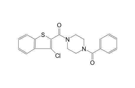 1-benzoyl-4-[(3-chloro-1-benzothien-2-yl)carbonyl]piperazine