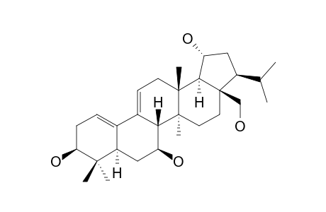 (+)-(3-S,5-S,7-S,8-S,13-R,14-S,17-R,18-R,19-R,21-S)-25-NORFERN-1-(10),9-(11)-DIENE-3,7,19,28-TETRAOL