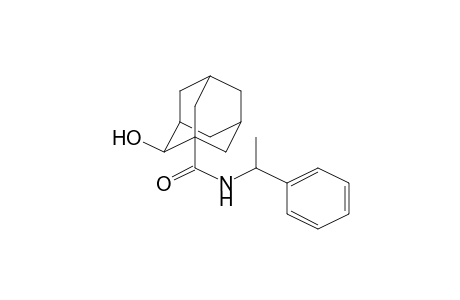 2-Hydroxyadamantane-1-carboxamide, N-(1-phenylethyl)-