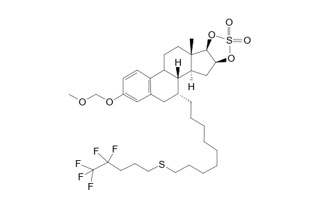 7.alpha.-{9-[(4,4,5,5,5-Pentafluoropentyl)thio]nonyl}-3-O-methoxymethyl-16,beta.,17.beta.-O-sulfurylestra-1,3,5(10)-triene-3,16.beta.,17.beta.-triol