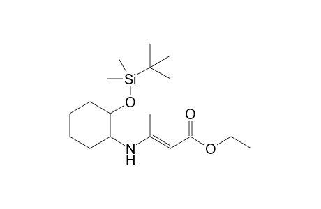 Ethyl 3-[2-(t-butyldimethylsiloxy)cyclohexylamino]but-2-enoate