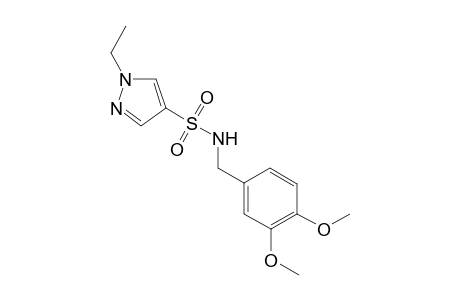 1H-Pyrazole-4-sulfonamide, N-[(3,4-dimethoxyphenyl)methyl]-1-ethyl-