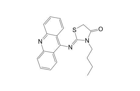 3-Butyl-2-(acrydin-9'-yl)imino-1,3-thiazolidin-2-one