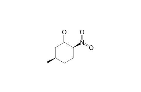 (2S,5R)-5-methyl-2-nitrocyclohexan-1-one