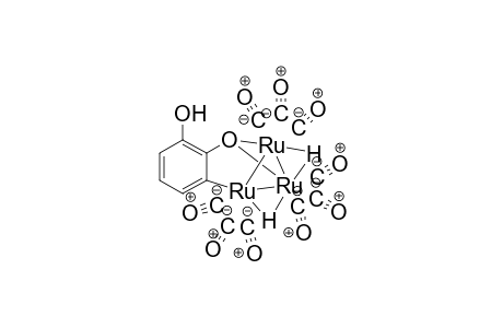 bis[.mu.-Hydrido]-( 3'-hydroxy-2'-oxyphenyl) - triangulo-tris(tricarbonyl ruthenium)