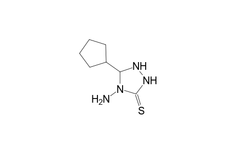 4-Amino-5-cyclopentyl-1,2,4-triazole-3-thione