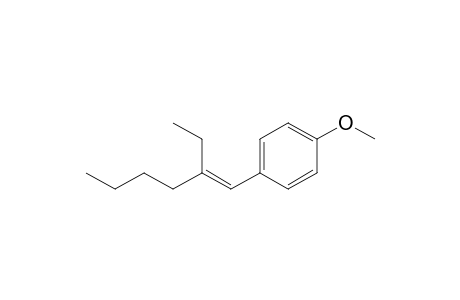 (E)-2-Ethyl-1-(4-methoxyphenyl)-1-hexene
