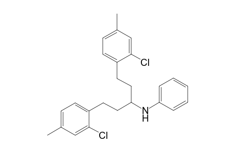 N-(1,5-Bis(2-chloro-4-methylphenyl)pentan-3-yl)aniline