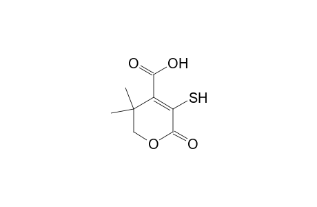 3-Mercapto-5,5-dimethyl-2-oxo-5,6-dihydro-2H-pyran-4-carboxylicacid
