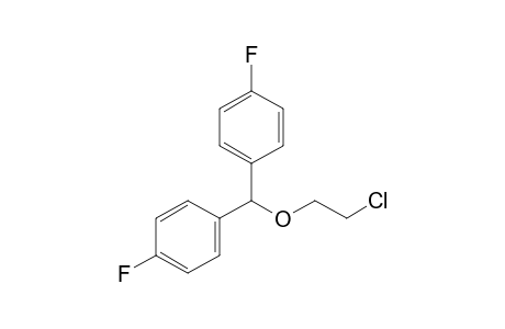 bis(p-fluorophenyl)methyl 2-chloroethyl ether