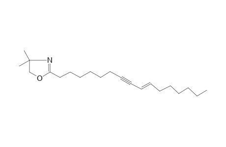 4,4-Dimethyl-2-(hexadec-9-en-7-ynyl)-2-oxazoline(trans)