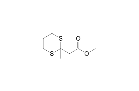 2-methyl-m-dithiane-2-acetic acid, methyl ester