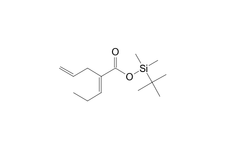 2-[(E)-2'-propenyl]-(E)-2-pentenoic acid t-butyl-dimethyl-silyl ester
