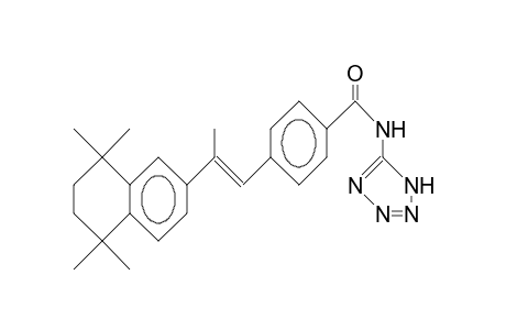 1-(4-[5-Tetrazolylamino]-carbonyl-phenyl)-2-(1,1,4,4-tetramethyl-tetralinyl-6)-(E)-propene
