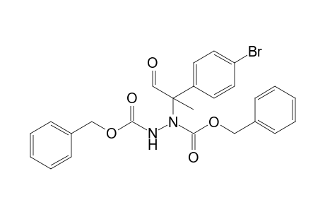 (phenylmethyl) N-[2-(4-bromophenyl)-1-oxidanylidene-propan-2-yl]-N-(phenylmethoxycarbonylamino)carbamate