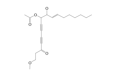 (E)-1-METHOXY-FALCARINDIOLONE-8-ACETATE;(E)-8,9-DIHYDROXY-3-KETO-1-METHOXY-HEPTADECA-10-EN-4,6-DIYN-8-ACETATE