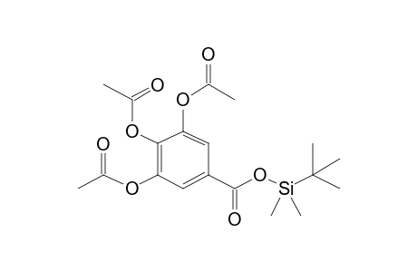 Gallic acid, o,o',o''-triacetyl-, tert-butyldimethylsilyl ester