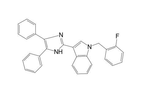 3-(4,5-diphenyl-1H-imidazol-2-yl)-1-(2-fluorobenzyl)indole