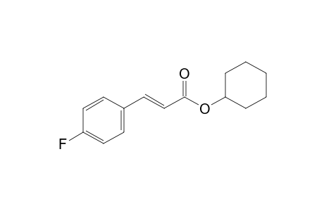 (E)-Cyclohexyl 3-(4-fluoro-phenyl)acrylate