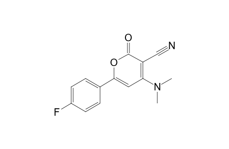 4-(dimethylamino)-6-(4-fluorophenyl)-2-keto-pyran-3-carbonitrile