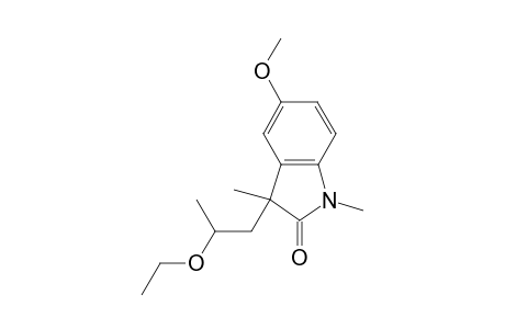 3-(2-Ethoxypropyl)-5-methoxy-1,3-dimethylindolin-2-one