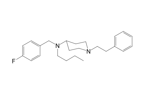 N-Butyl-N-(4-fluorobenzyl)-1-(2-phenylethyl)piperidin-4-amine