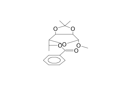 METHYL 5-O-BENZOYL-6-DEOXY-2,3-O-ISOPROPYLIDENE-ALPHA-L-TALOFURANOSIDE
