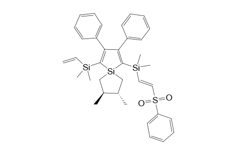 (7R,8R)-rel-7,8-Dimethyl-1-(vinyldimethylsilyl)-4-[dimethyl(2'-benzenesulfonyl)vinylsilyl]-2,3-diphenyl-5-silaspiro[4.4]nona-1,3-diene