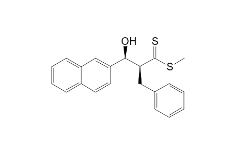 (2S,3S)-2-Benzyl-3-hydroxy-3-naphthalen-2-yl-dithiopropionic acid methyl ester
