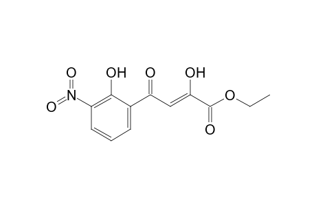 2-Hydroxy-4-(2-hydroxy-3-nitrophenyl)-4-oxobut-2-enoic acid ethyl ester