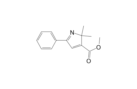 2H-Pyrrole-3-carboxylic acid, 2,2-dimethyl-5-phenyl-, methyl ester