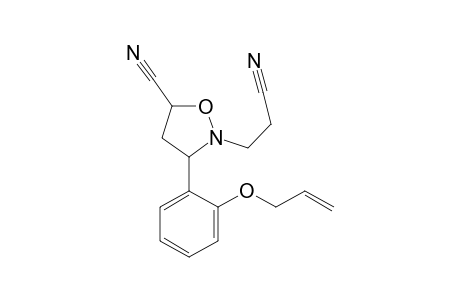 2-Isoxazolidinepropanenitrile, 5-cyano-3-[2-(2-propenyloxy)phenyl]-, cis-