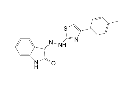 3-{2-[4-(p-Tolyl)thiazol-2-yl]hydrazono}indolin-2-one