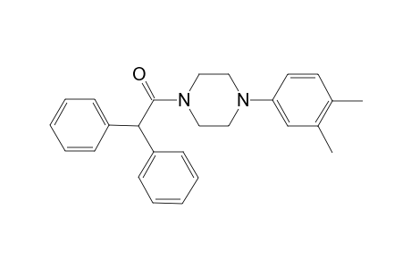 1-[4-(3,4-dimethylphenyl)-1-piperazinyl]-2,2-diphenylethanone